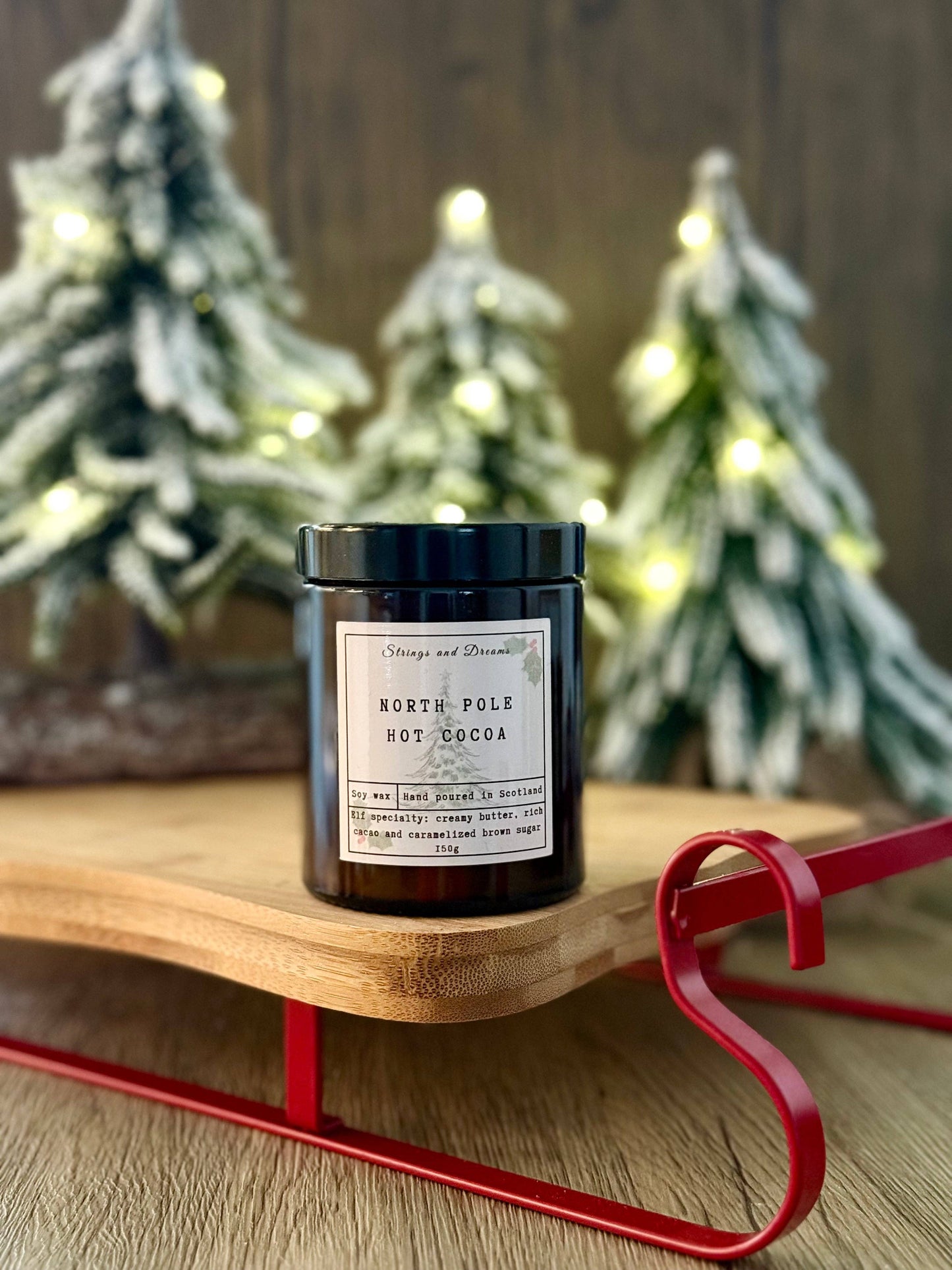 North Pole Hot Cocoa Soy Wax Candle