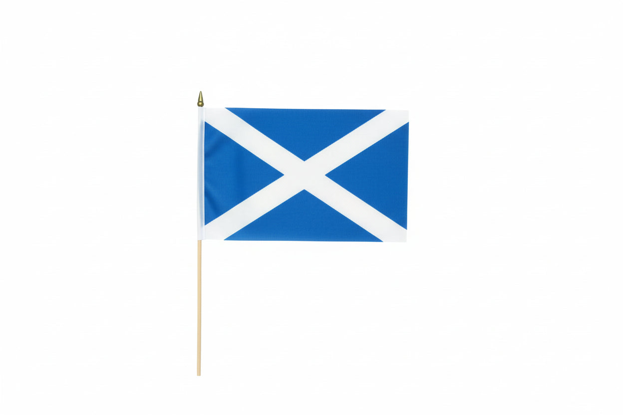18"x12" St Andrew's Saltire Hand Flag