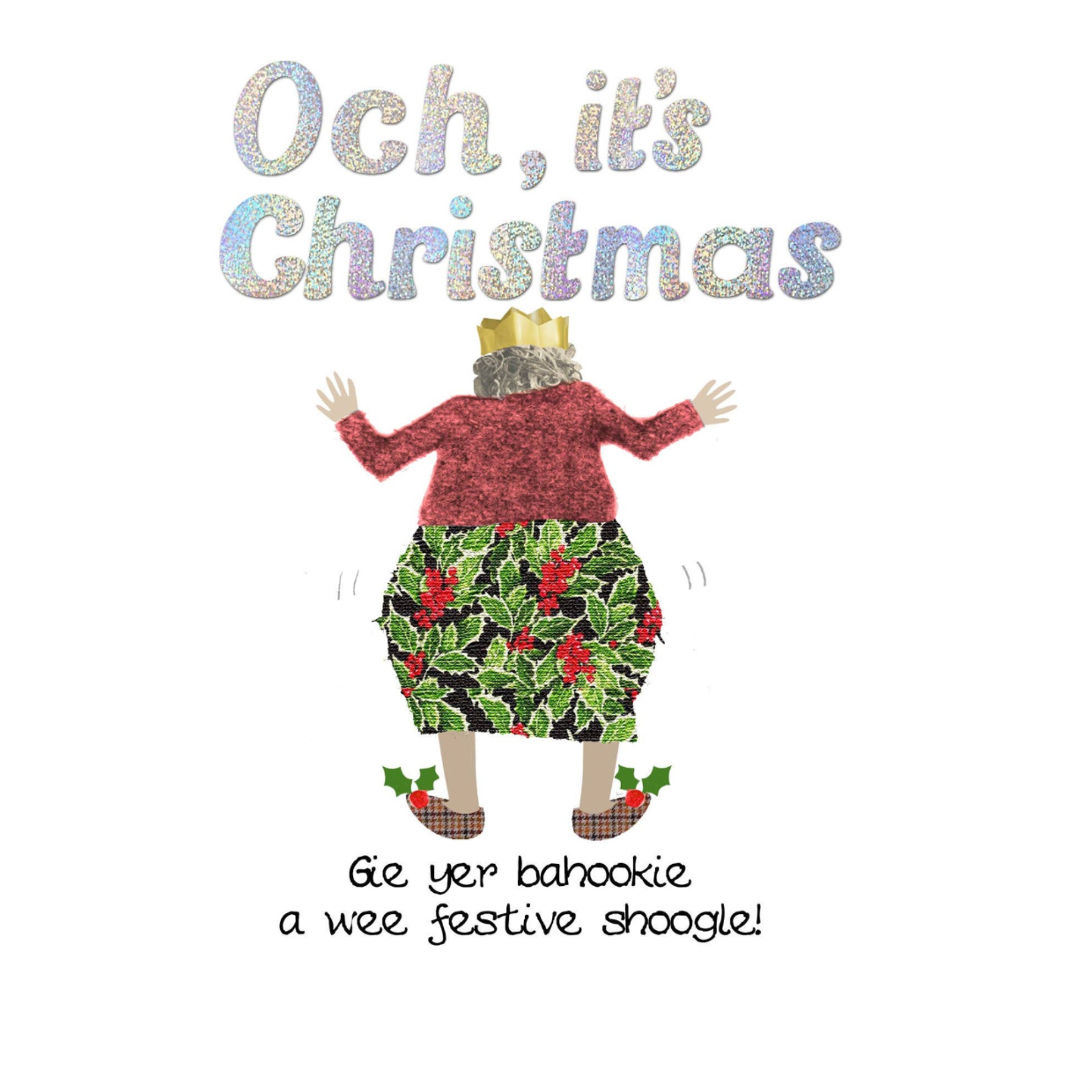 Festive Shoogle Christmas Card