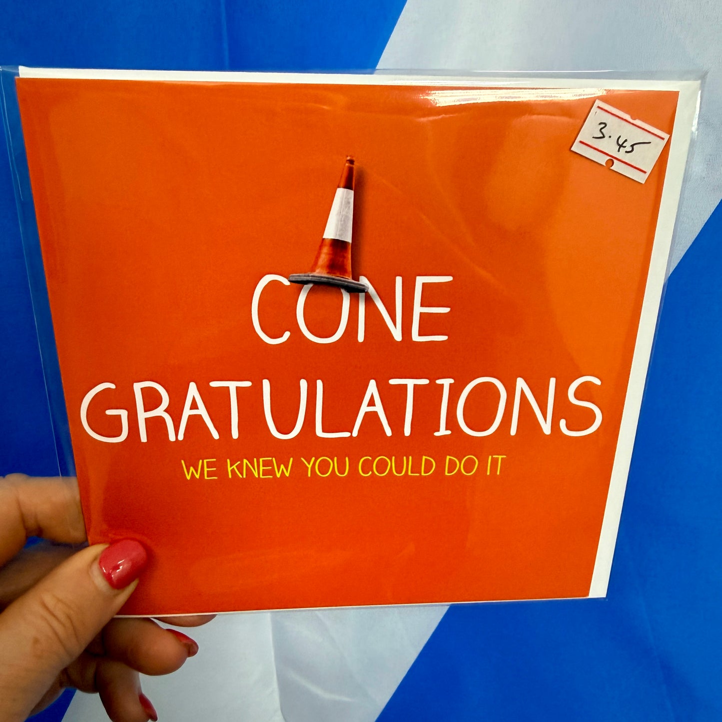 Cone Gratulations card