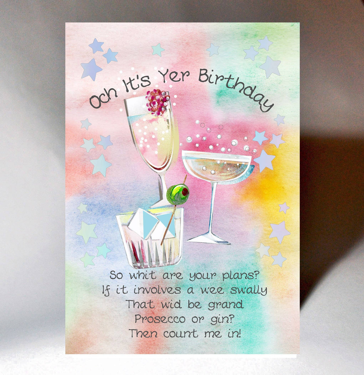 Och, It's Yer Birthday. A wee swally..