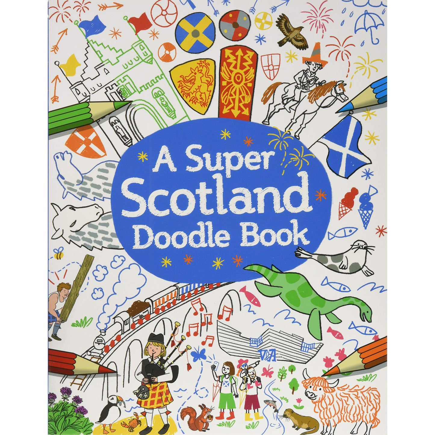 A Super Scotland Doodle Book