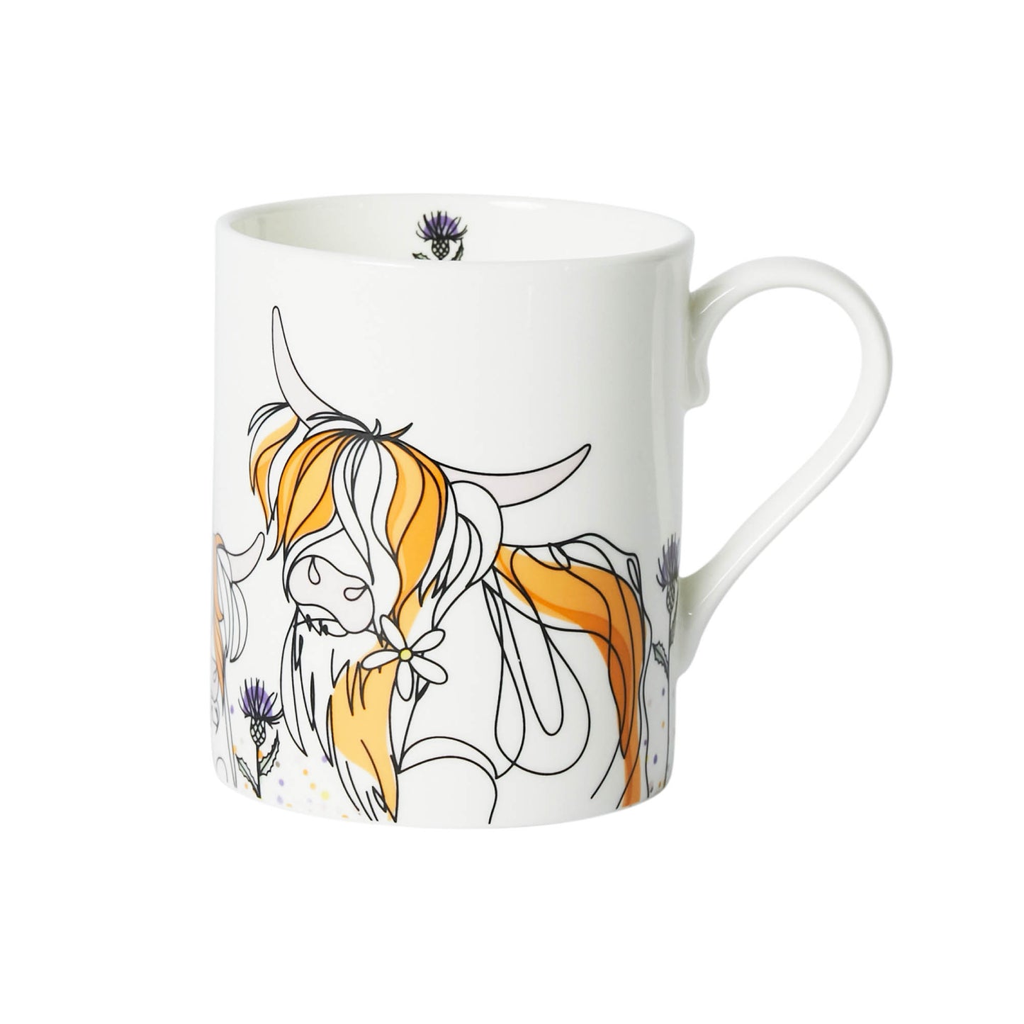 Highland Cow Fine Bone China Mug