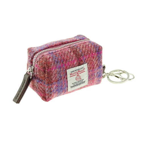 Harris Tweed 'Fara' Micro Bag in Pink Check