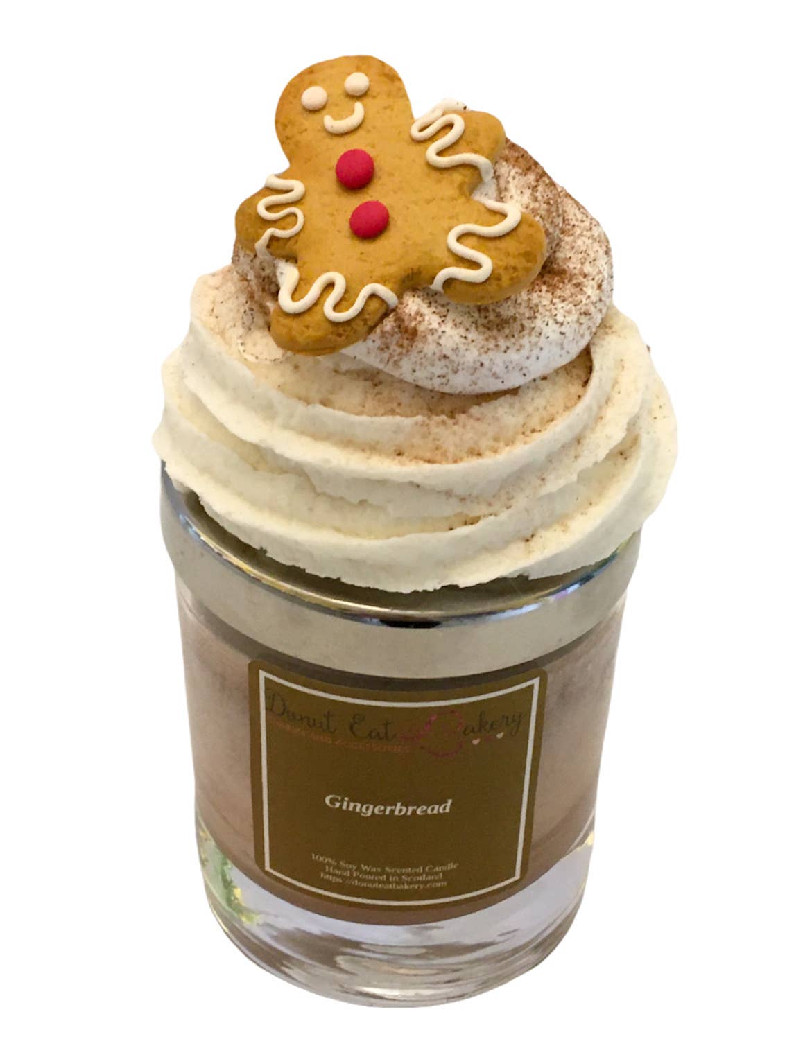 Gingerbread Cupcake Candle