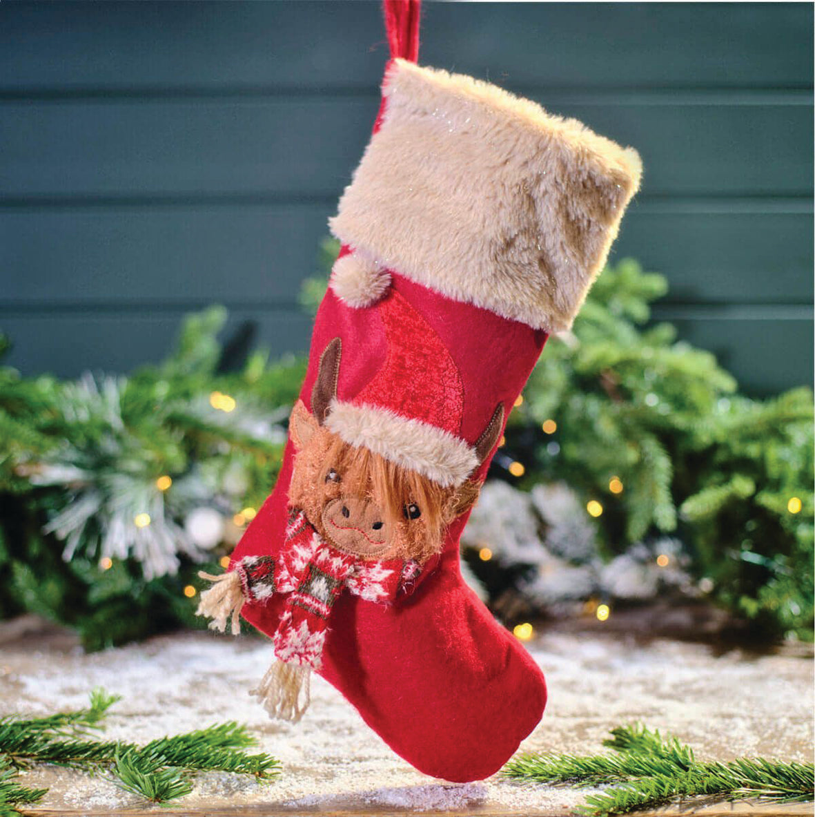 Stocking - Highland Cow Christmas Stocking