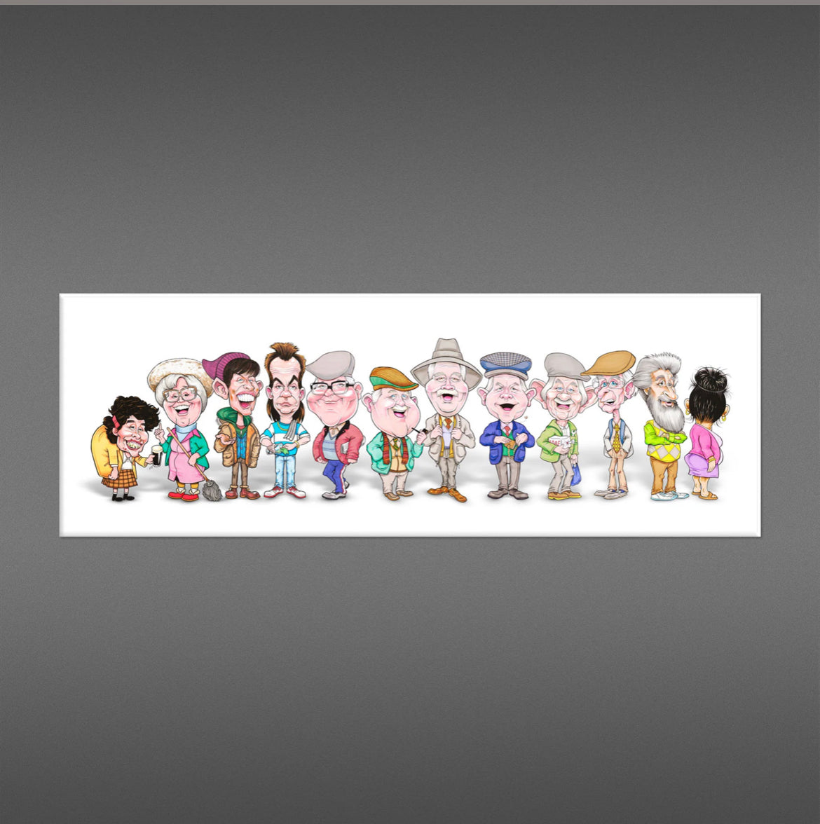 Auld Pals Whole Gang Fridge Magnet