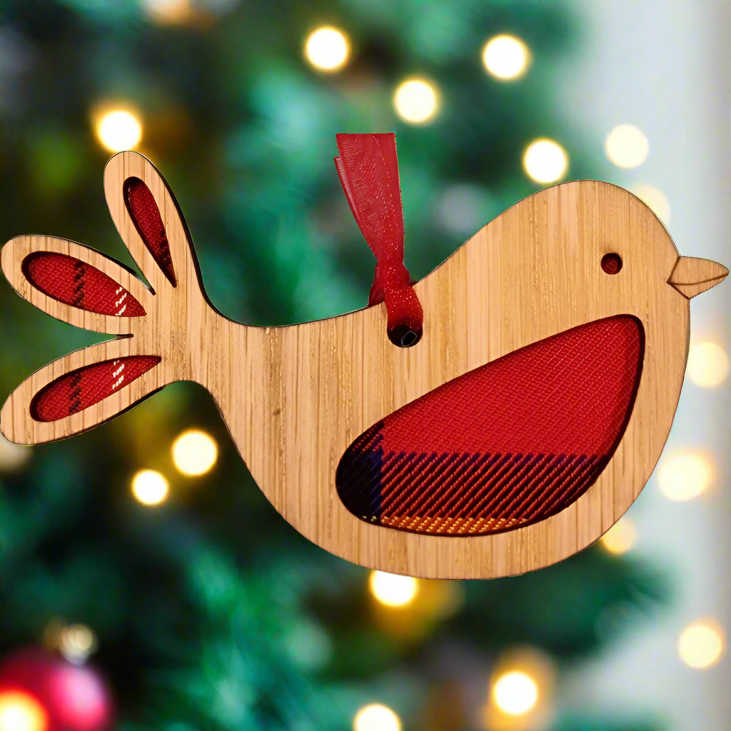 Christmas Robin Hanging Plaque