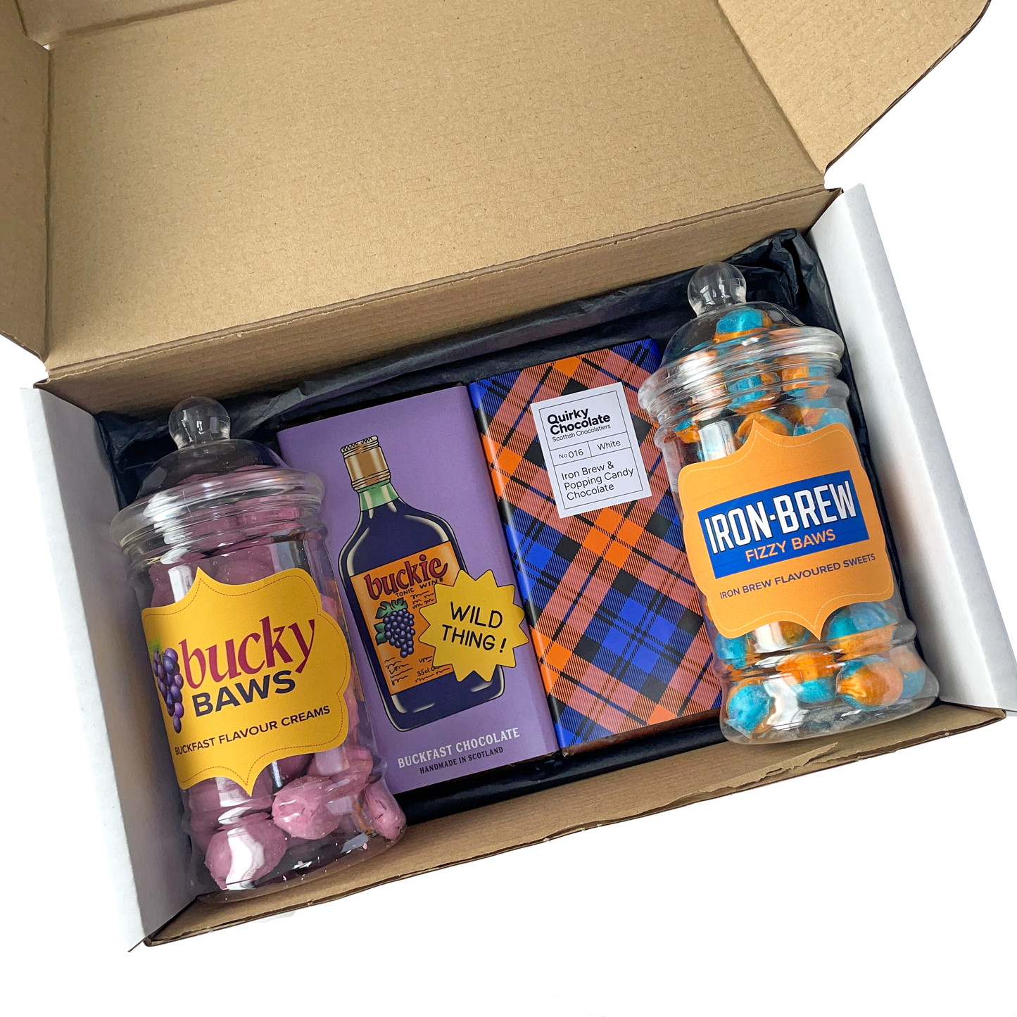 Saturday Night v Sunday Morning Tartan Treats Hamper