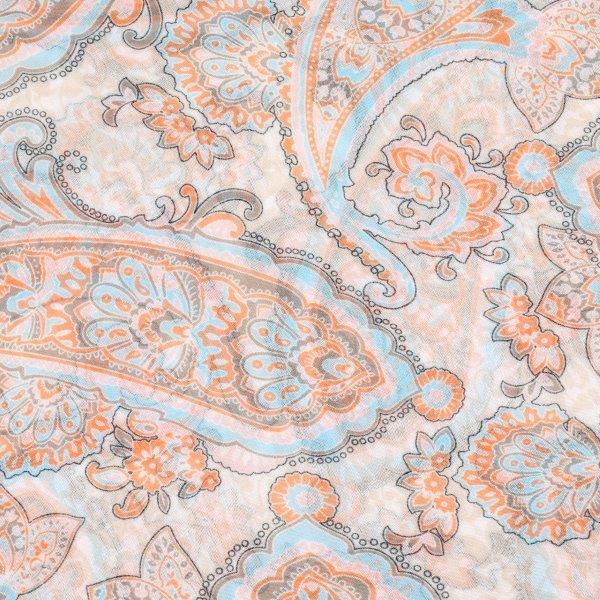 Paisley Print Nude Scarf