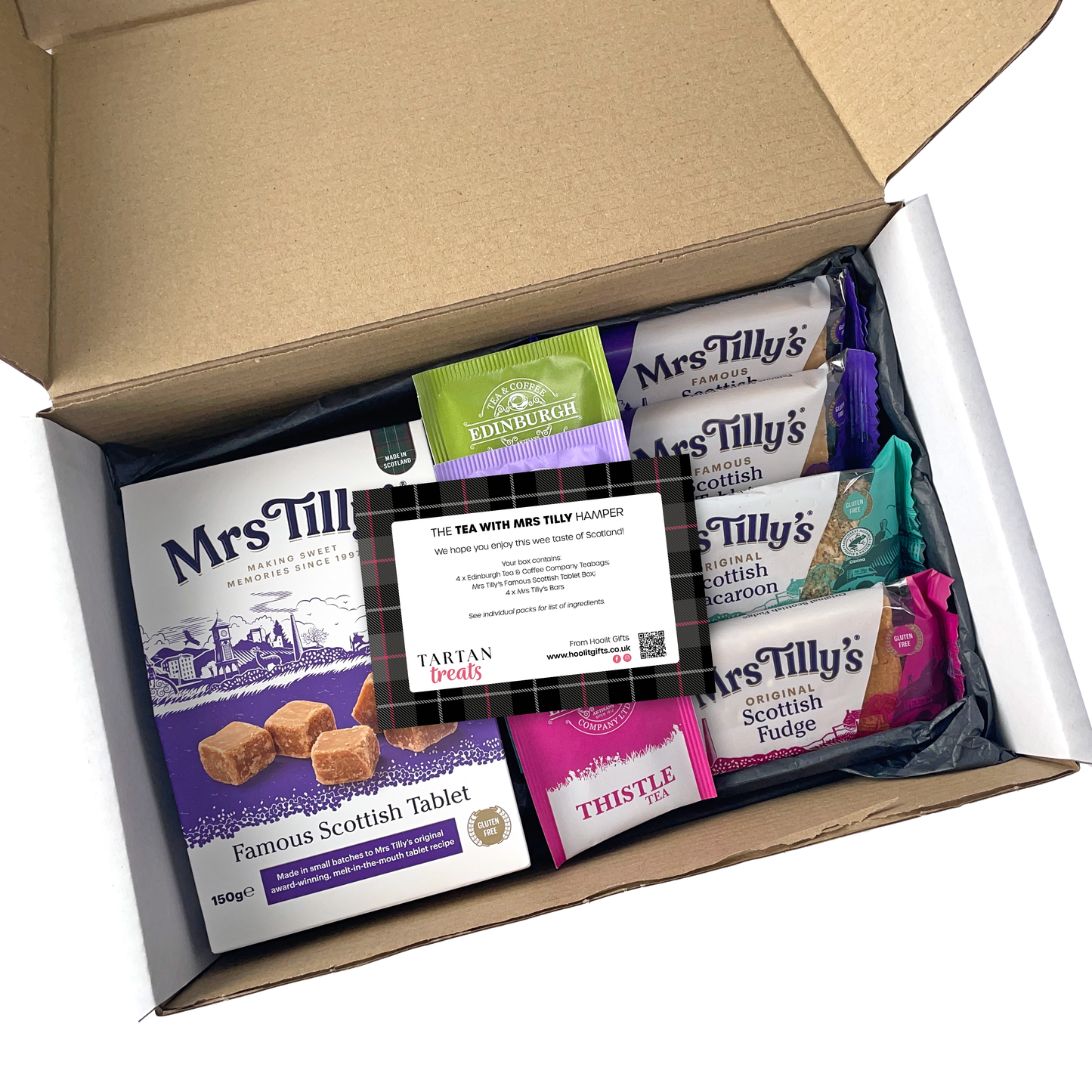 Tea with Mrs Tilly Tartan Treats Hamper