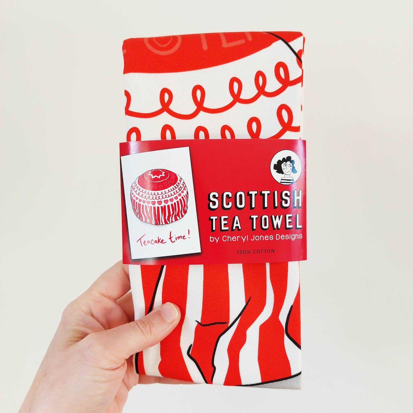 Teacake Time Tea Towel
