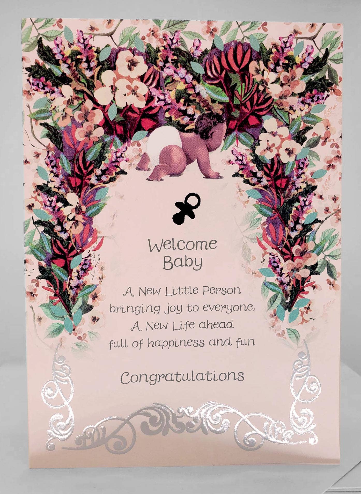 Welcome Baby Girl card