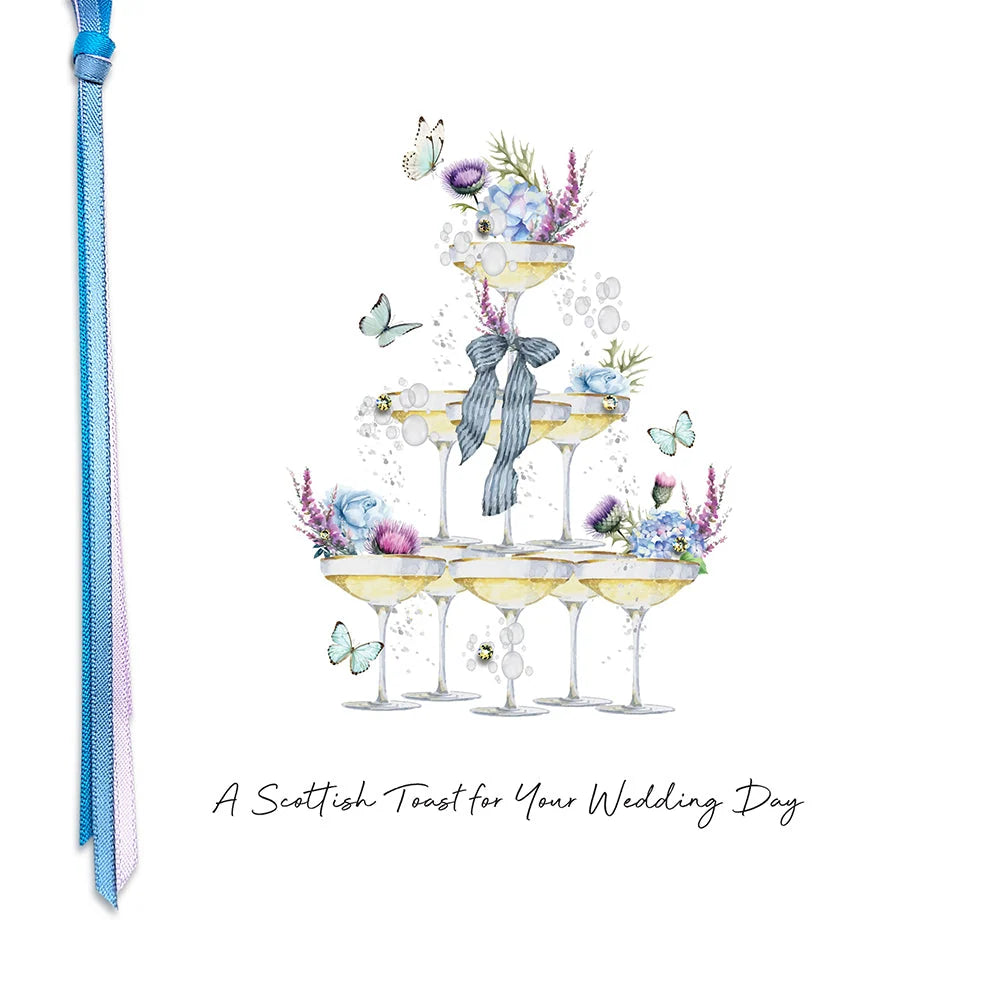 A Scottish Toast For Your Wedding Day Card