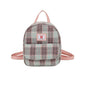 Strathurie Tweed Pink Check Backpack