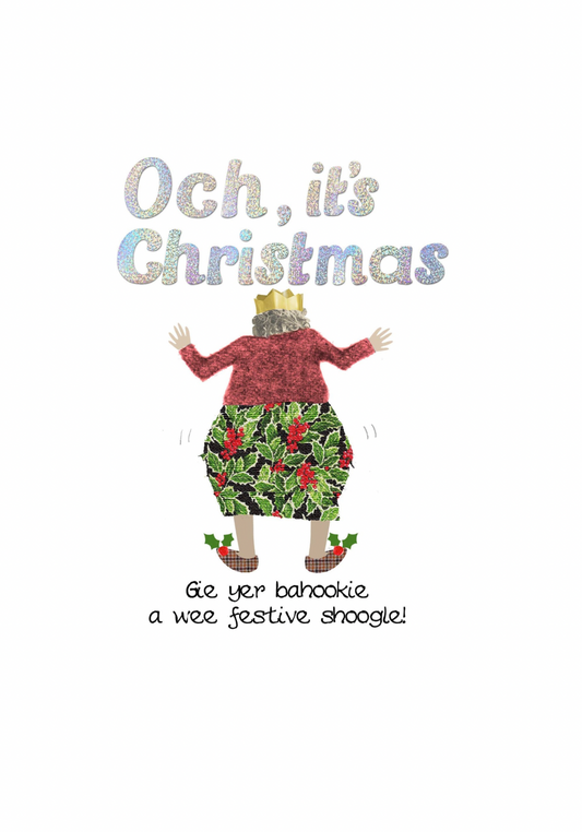 Festive Shoogle Christmas Card