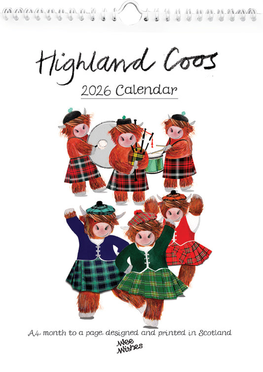 2026 Highland Coos Calendar
