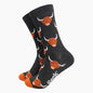 Men's Charcoal Highland Cow Luxury Bamboo Socks