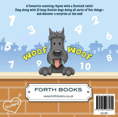 Ten Scottie Dogs Sitting on a Wall Book