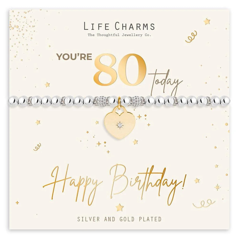 Bracelet - 80th Birthday
