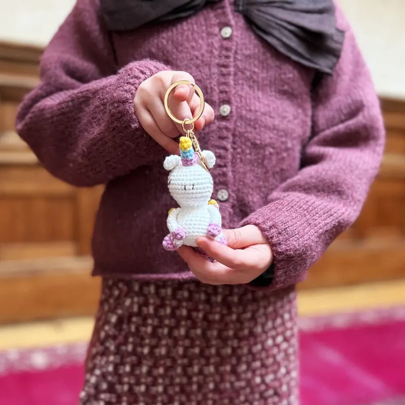 Annie the Unicorn Keyring