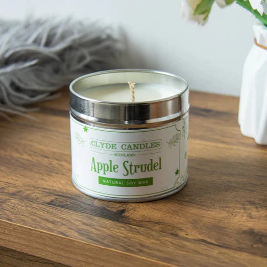 Apple Strudel Candle Tin