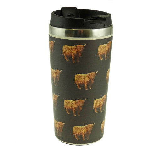 Bamboo Highland Cow Coffee Mug