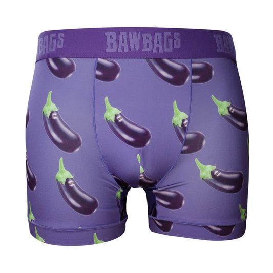 Cool De Sacs Aubergine Boxer Shorts