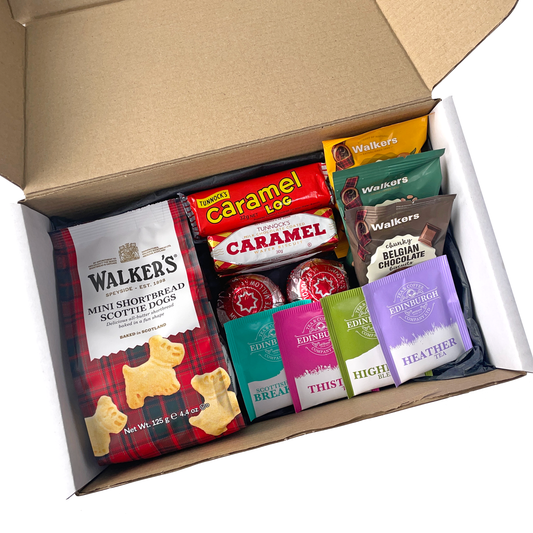 Biscuits and a Wee Cuppa Tartan Treats Hamper