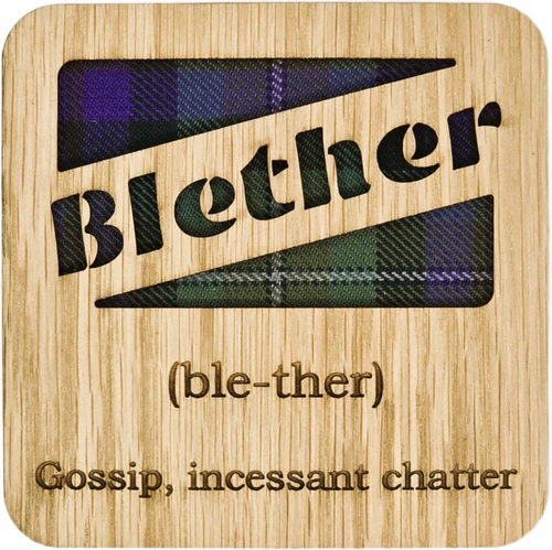 Blether Square Coaster