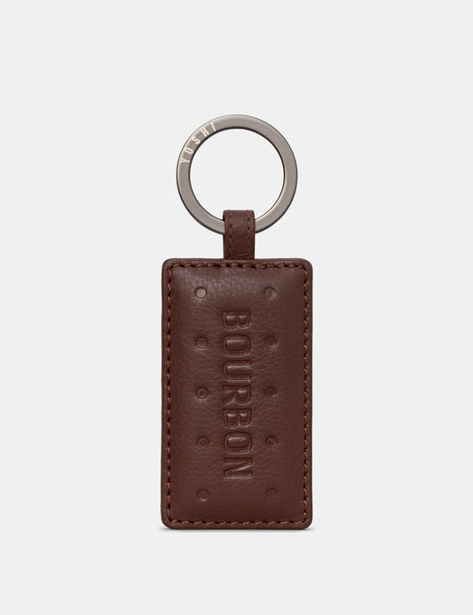 Bourbon Biscuit Leather Keyring