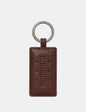 Bourbon Biscuit Leather Keyring