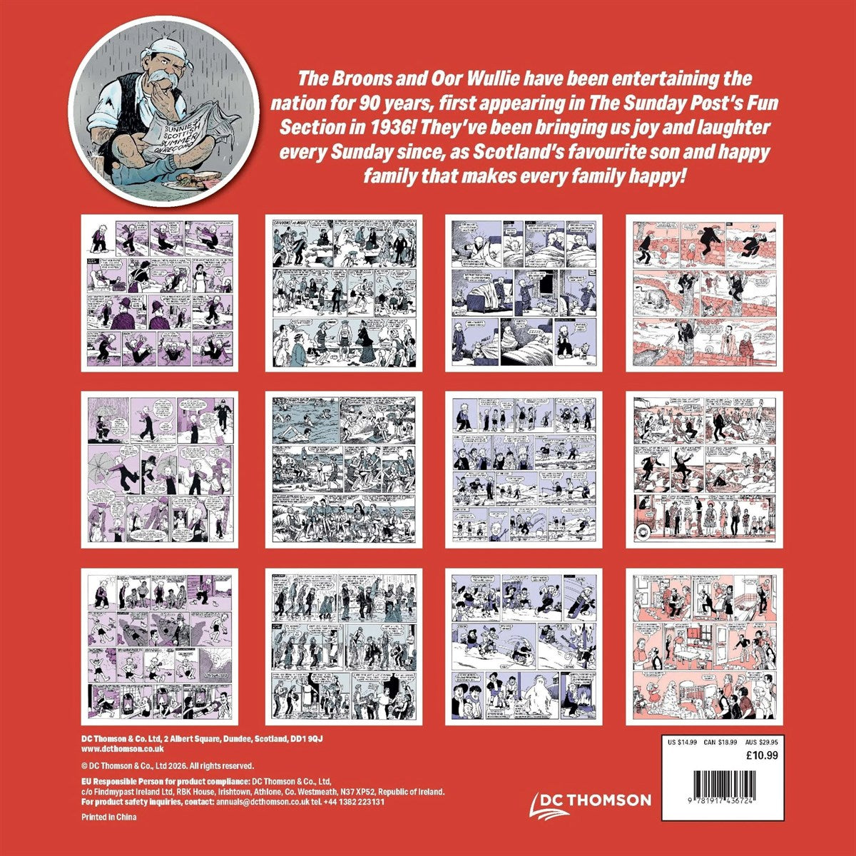2027 The Broons & Oor Wullie Calendar