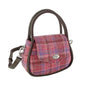Harris Tweed 'Buchan' Mini Bag in Pink Check