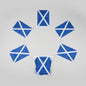 St Andrew's Saltire Bunting - 6" x 9" x 10 flags 3m