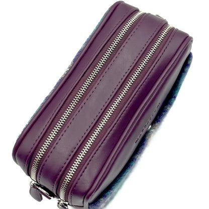 Camera Bag - Green & Purple Plaid