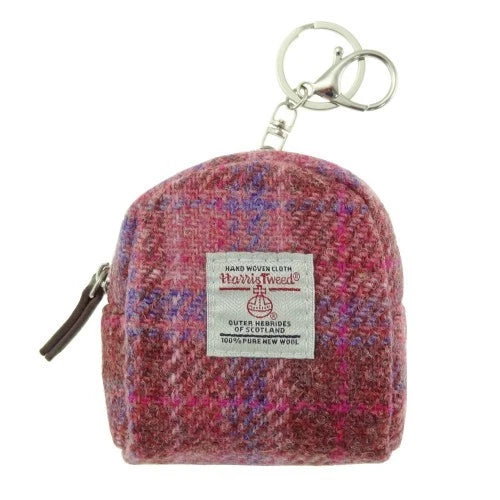 Harris Tweed 'Cava' Micro Bag in Pink Check