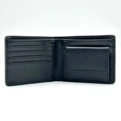 Harris Tweed Bifold Coin Wallet - Charcoal