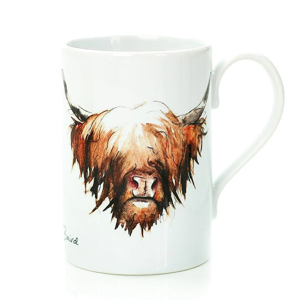 Highland Cow Porcelain Mug