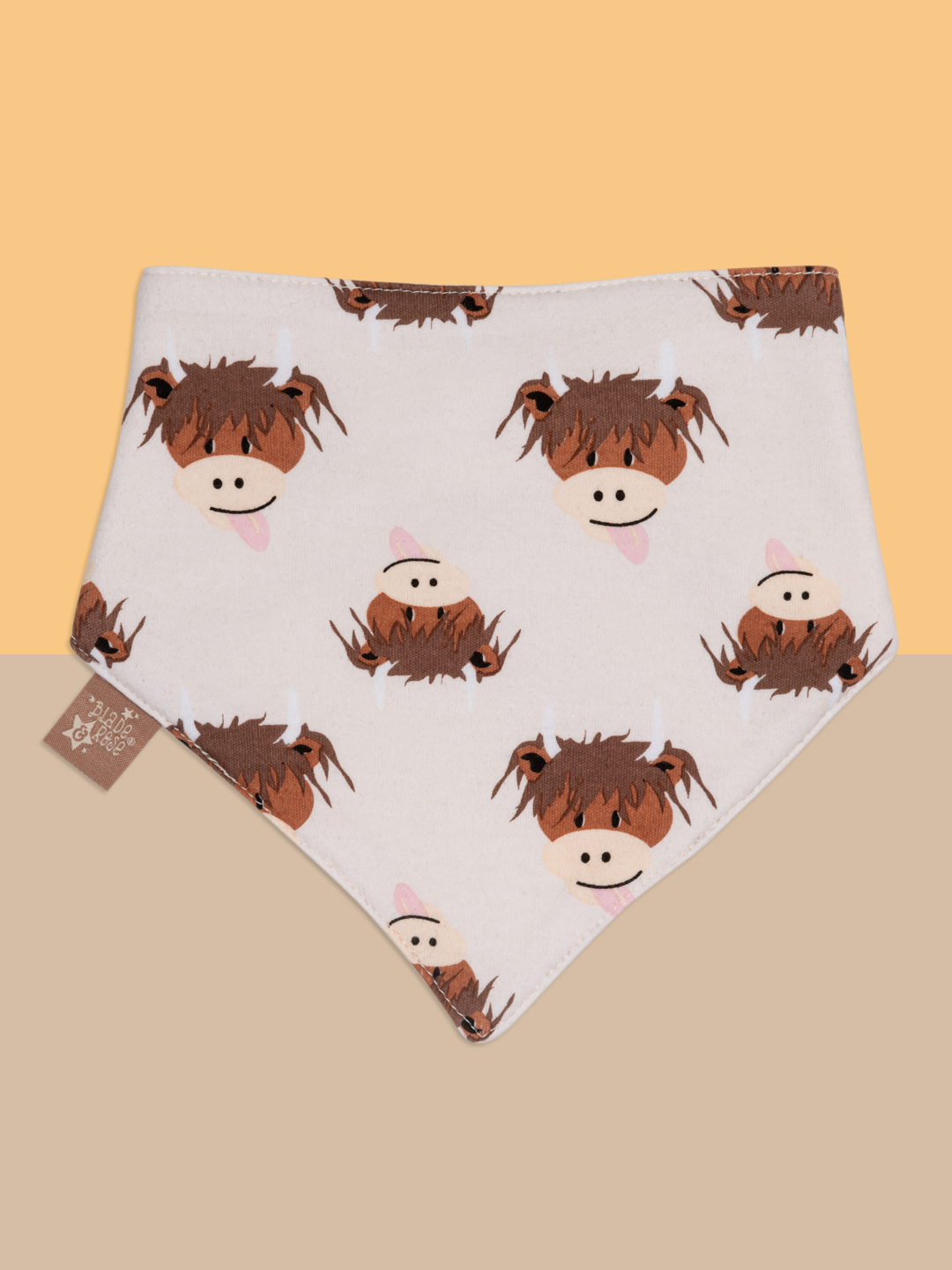 Hamish Highland Cow Bib