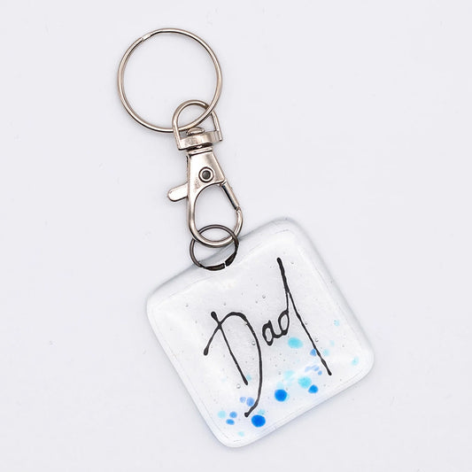 Dad Glass Keyring