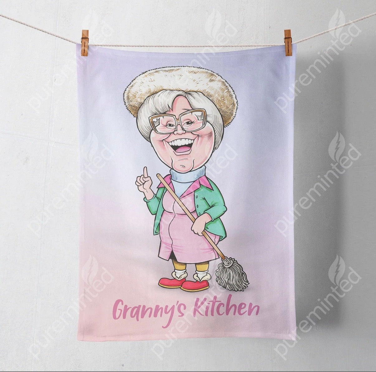 Granny's Kitchen Tea Towel