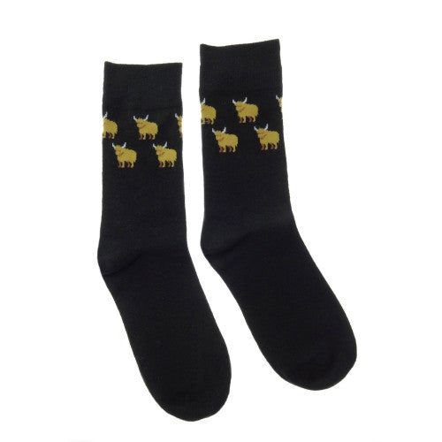 Gent's Highland Cow Socks