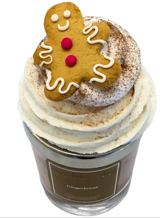 Gingerbread Cupcake Candle