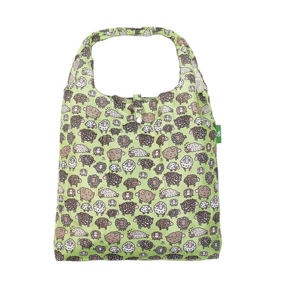 Sheep Foldable Shopping Bag Green