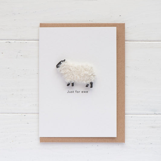 Woolly Ewe Greeting Card