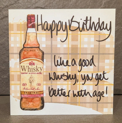 Happy Birthday. Like a good whisky you get beter with age!