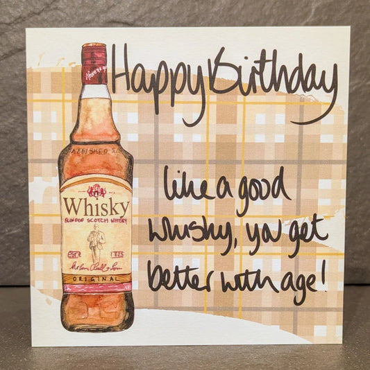 Happy Birthday. Like a good whisky you get beter with age!