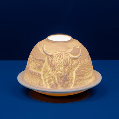 Highland Cow Tealight Holder