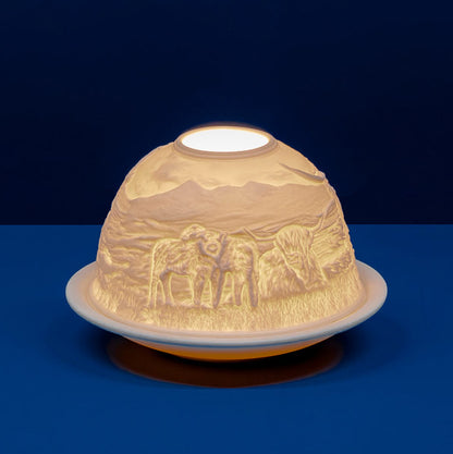 Highland Cow Tealight Holder